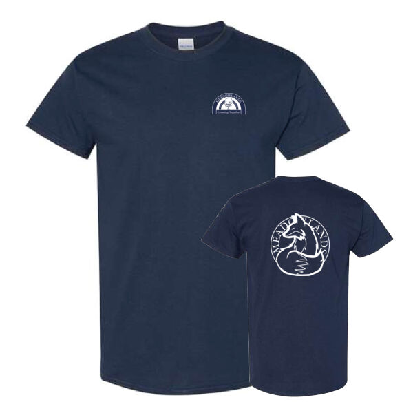 Gildan Unisex Outlined Fox Printed T-Shirt Thumbnail