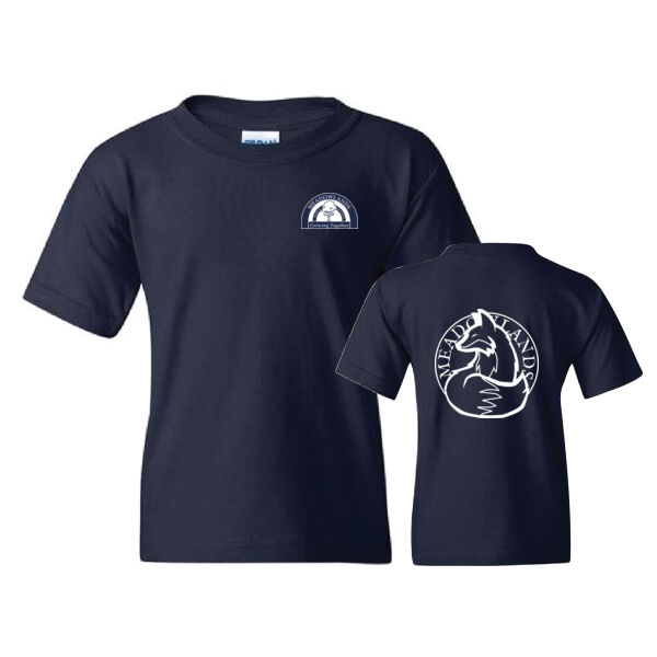 Gildan Youth Outlined Fox Printed T-Shirt Thumbnail