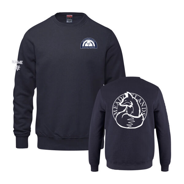 Vault Youth Outlined Fox Printed Crewneck Thumbnail