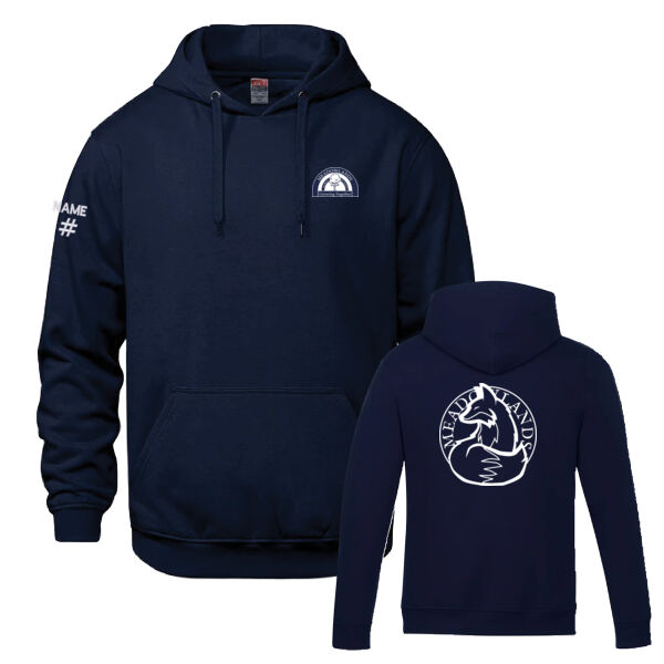 Vault Unisex Outlined Fox Printed Hoodie Thumbnail