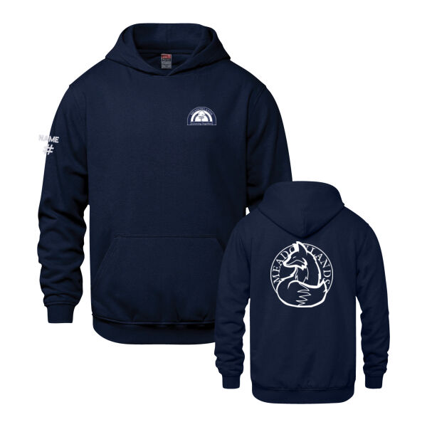 Vault Youth Outlined Fox Printed Hoodie Thumbnail