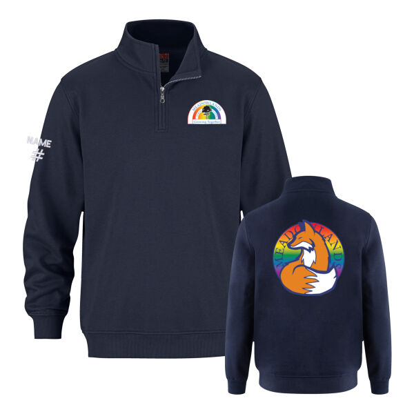 Flux Unisex Meadowlands Pride Printed 1/4 Zip Thumbnail