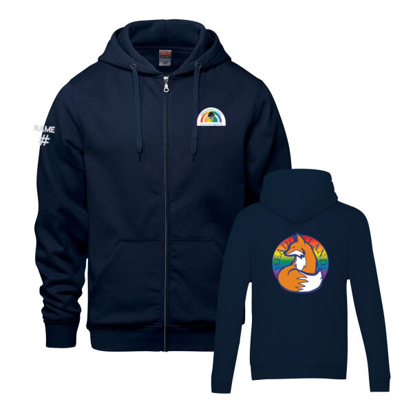 Surfer Unisex Meadowlands Pride Printed Full Zip Thumbnail
