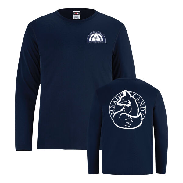 Shore Youth Outlined Fox Printed Long Sleeve Thumbnail