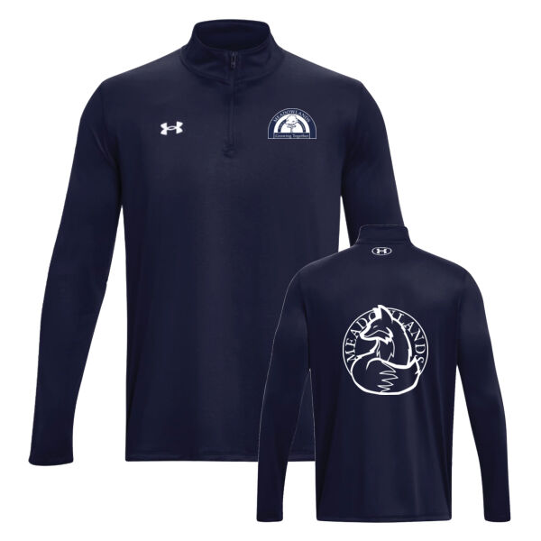 UA Men's Outlined Fox Printed 1/4 Zip Thumbnail